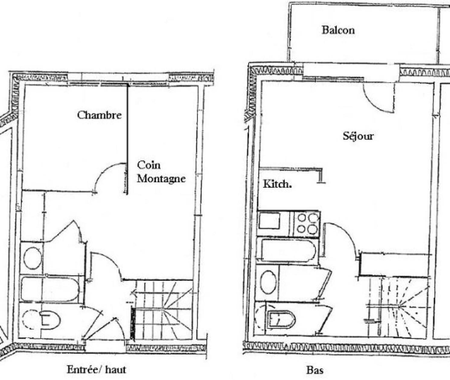 Residence Petite Ourse A - 2 Pieces Pour 7 Personnes 12 Peisey-Nancroix Exterior photo